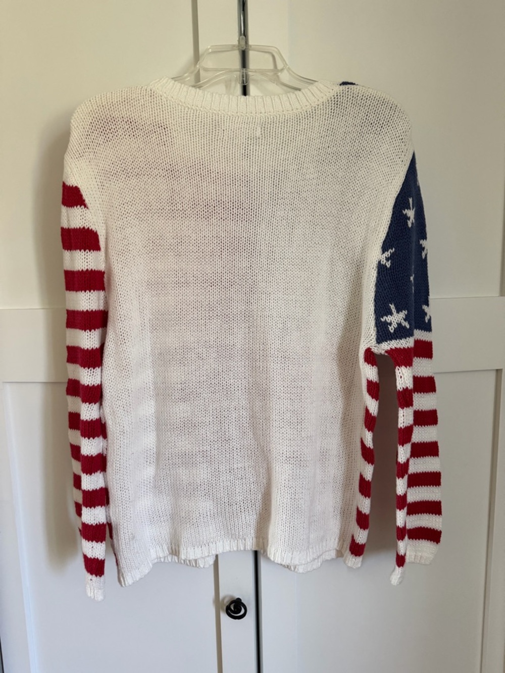 Grayson Threads Stars & Stripes Knit Crewneck - Red, White & Blue Americana Med - Picture 2 of 4